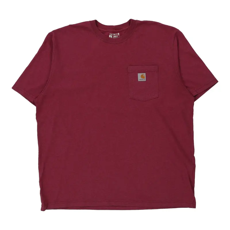 Carhartt T-Shirt - XL Pink Cotton