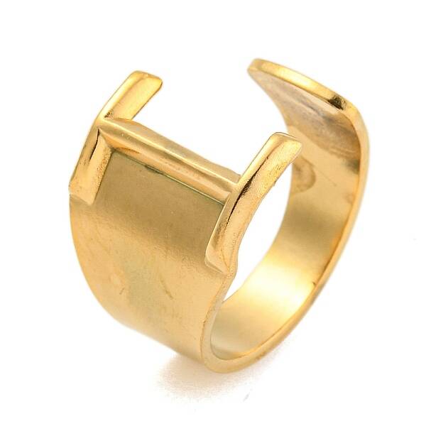 PVD Vacuum Plating 201 Stainless Steel Cuff Rings