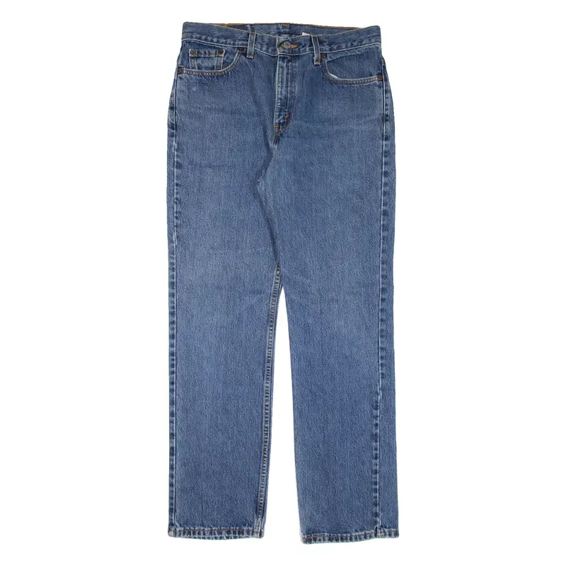 LEVI'S 505 Womens Jeans Blue Slim Straight W31 L30