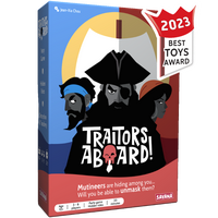 Traitors Aboard - Award Winning Secret Identity Party Game - Fun, Bluffing and Betrayal | Popular Card Game for 3-8 Players, ...