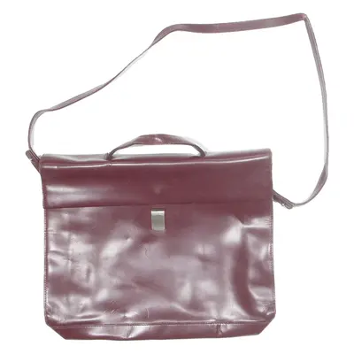 FURLA Womens Satchel Bag Maroon Leather