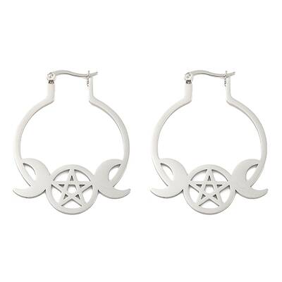 Tarnish Resistant 304 Stainless Steel Hoop Earrings for Women