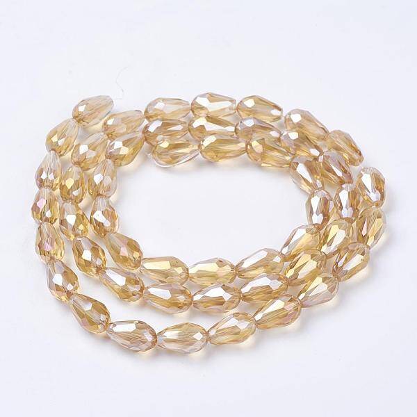 Electroplate Glass Beads Strands