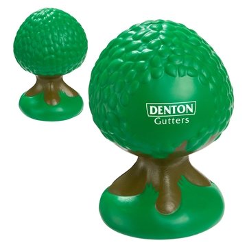 100 Promotional Tree - Stress Reliever - Polyurethane & 4.25 inch
