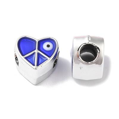 CCB Plastic Enamel European Beads