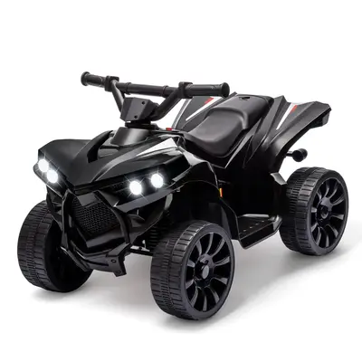 Garvee Ride - P Series: 6V Quad ATV for Kids Toddler 3+ years, Max 55lb Capacity ，With LED, Music, Foot Pedal, Wear-Resista...