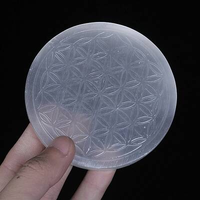 Natural Selenite Charging Plate