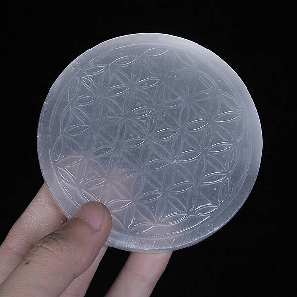 Natural Selenite Charging Plate