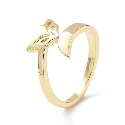 Brass Open Cuff Rings for Women