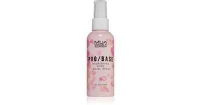 MUA Makeup Academy PRO/BASE Rose Makeup Fixing Spray with Rose Water 70 ml