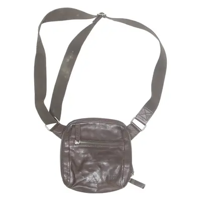 GGF Mens Crossbody Bag Brown Leather
