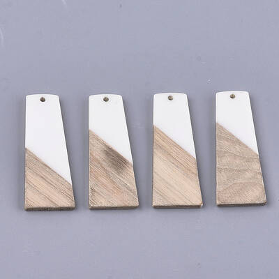 Resin & Walnut Wood Pendants