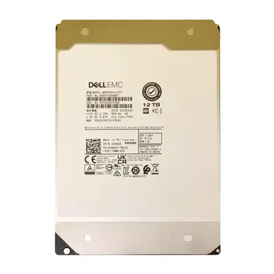 0N96X Dell 12TB 7200RPM 12Gb/s SAS Hot Plug 256MB Cache Hard Drive