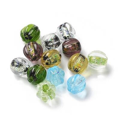 Handmade Foil Glass Beads