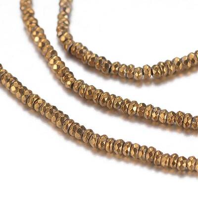 Non-Magnetic Hematite Beads Strands