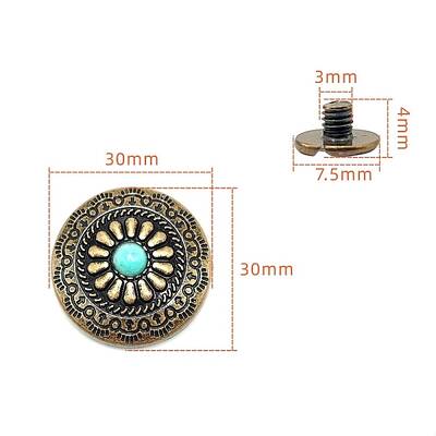 Alloy Decorative Buttons