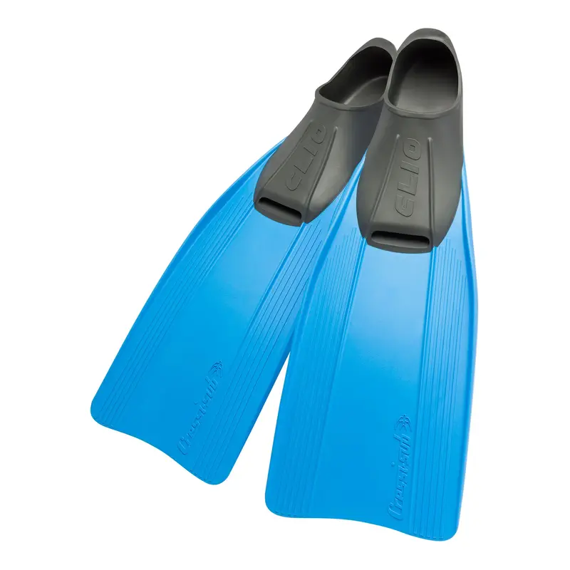 Used Cressi Clio Full Foot Fins - Blue - 5.5-6.5 (39/40)