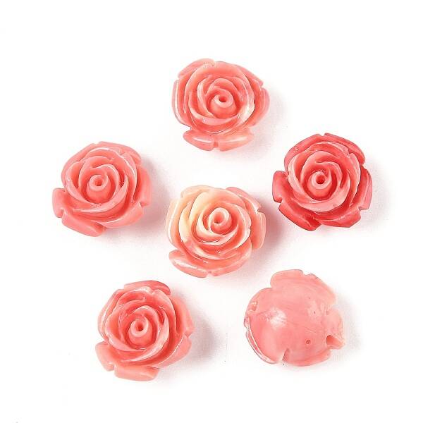 Synthetic Shell Dyed Beads