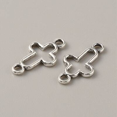 Tibetan Style Alloy Connector Charms