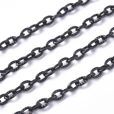 304 Stainless Steel Textured Cable Chains