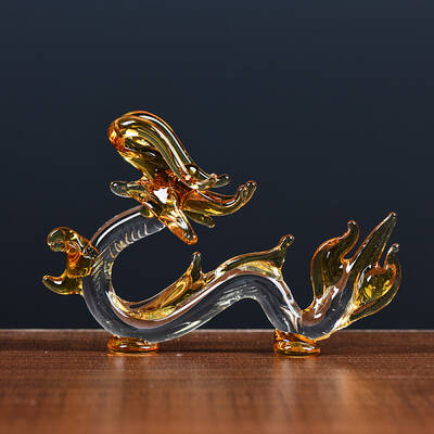 Glass Chinese Zodiac Figurines Statues for Home Office Desktop Feng Shui Ornament