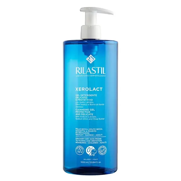Rilastil Xerolact Gel Detergente Riparatore Pelle Secca 1000ml