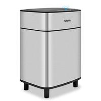 Pukomc Smart Sensor Bin - 2.7Gal Rectangular Sensor Bin for Kitchen, Bathroom & Office with Easy to Clean Lid, Durable Stainl...