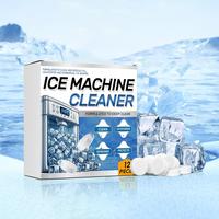 Ice Machine Cleaner, 1/2 Boxes(12pcs/box) Ice Machine Cleaner Tablet, Ice Maker Cleaner, Household Kitchen Appliances Cleaner...