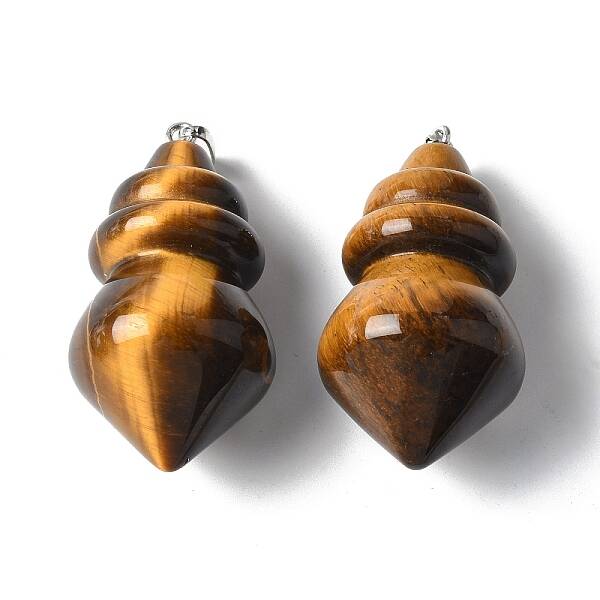 Natural Tiger Eye Pendants