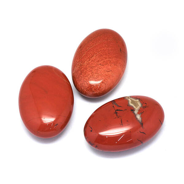 Natural Red Jasper Healing Massage Palm Stones