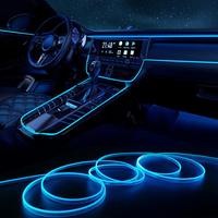 USB Powered Car Interior LED Light for Summer Fall Gift Car Cold Light Led Decorative Atmosphere Light Car Modification Stri...