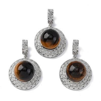 Natural Tiger Eye Pendants