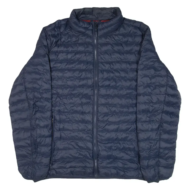 TIMBERLAND Insulated Mens Puffer Jacket Blue Nylon 3XL