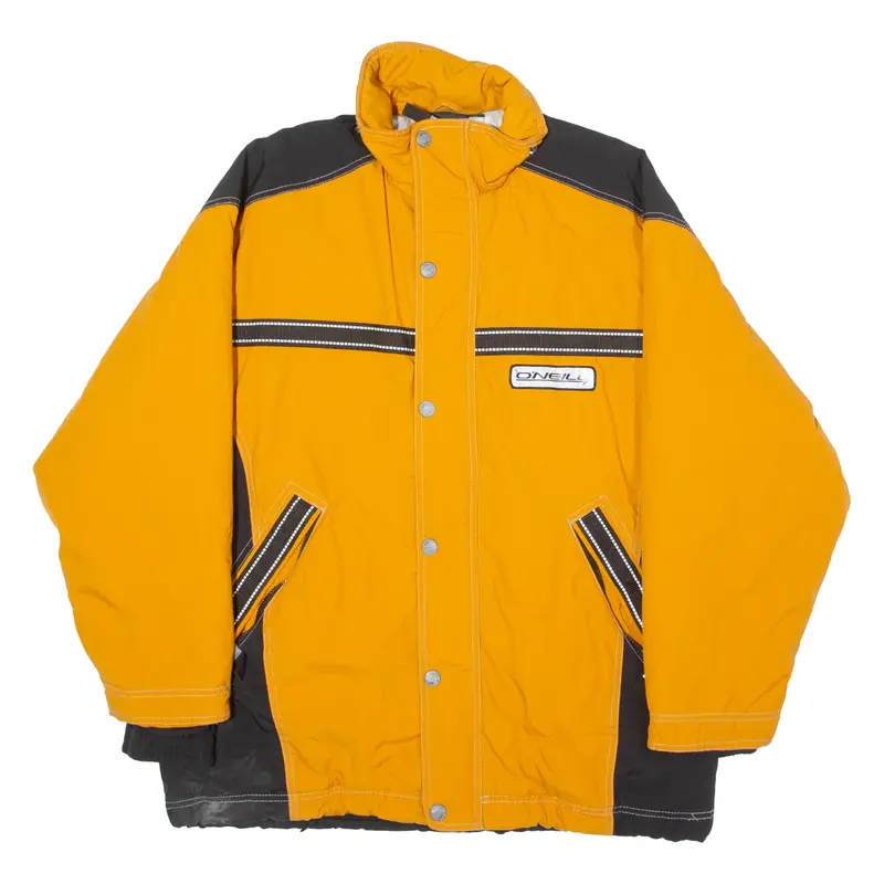 O'NEILL Mens Jacket Orange Nylon 90s Colourblock S