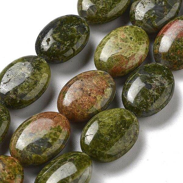 Natural Unakite Beads Strands