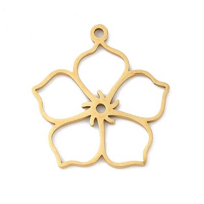 5Pcs 201 Stainless Steel Pendants