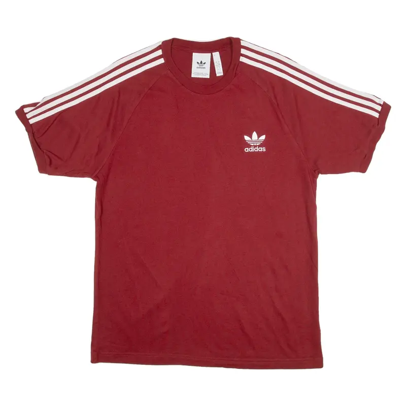 ADIDAS Mens T-Shirt Red L