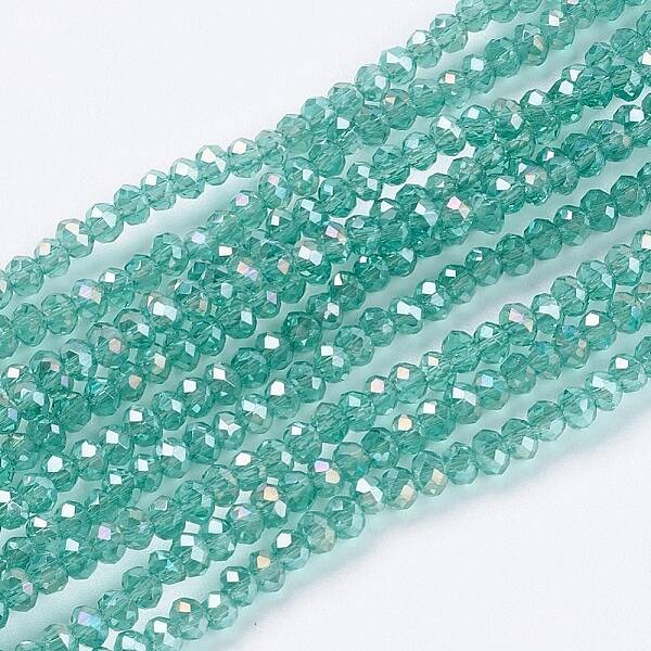 Electroplate Glass Beads Strands