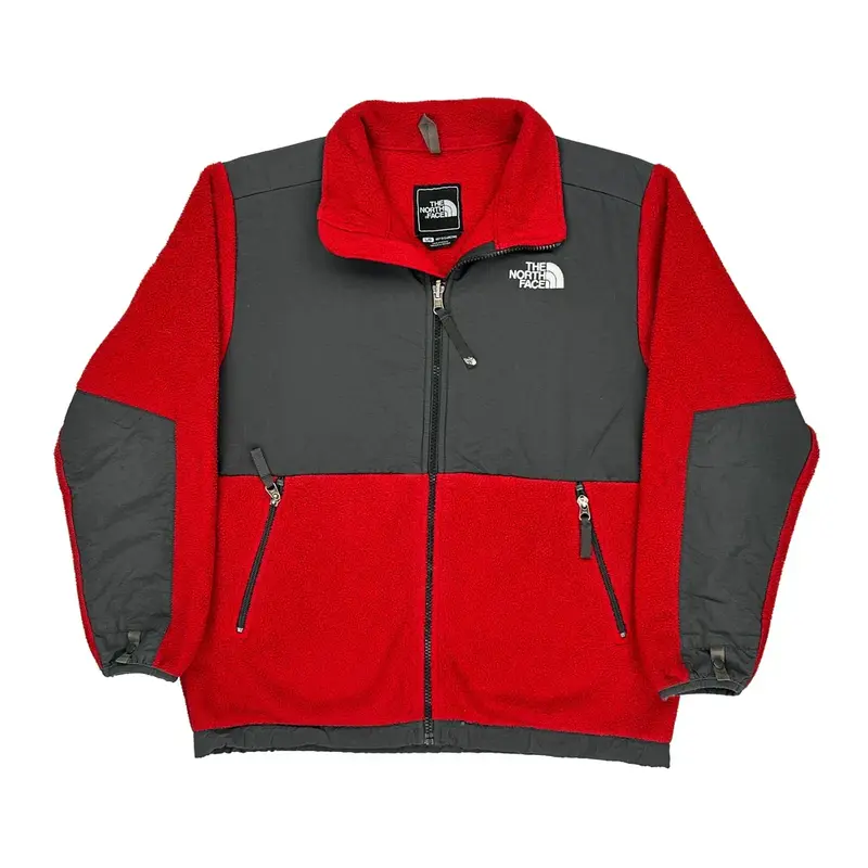 Denali The North Face Fleece Jacket - Large Red Polyester