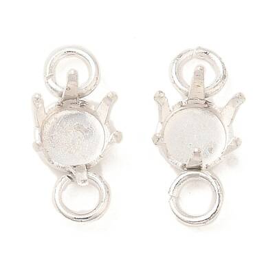 Ion Plating(IP) 304 Stainless Steel Charms Rhinestone Claw Settings