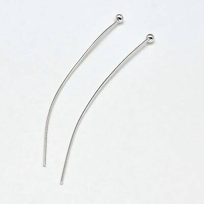 925 Sterling Silver Ball Head Pins