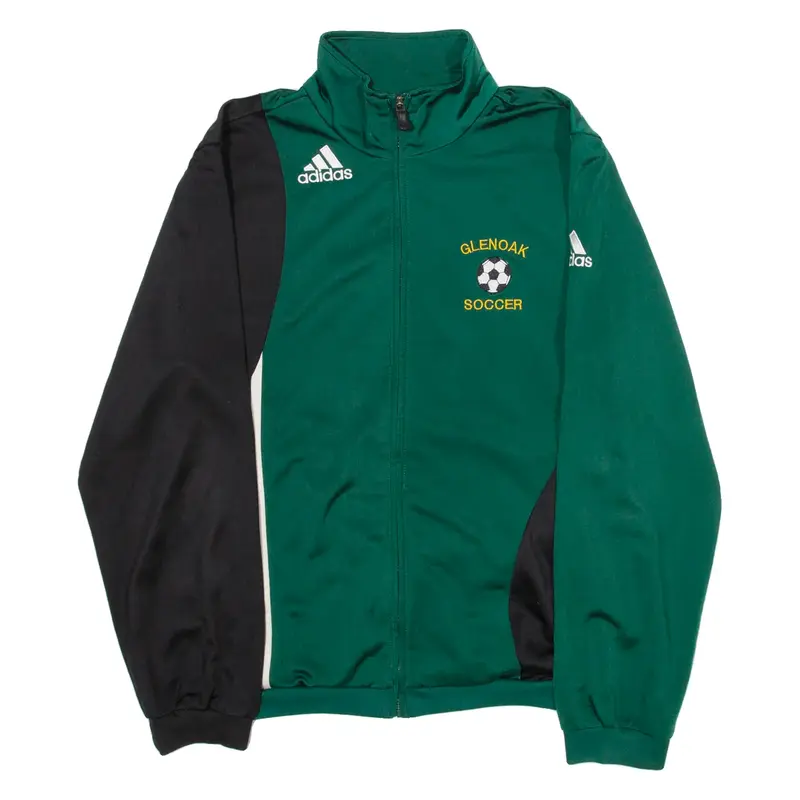 ADIDAS Glenoak Soccer Mens Track Jacket Green M