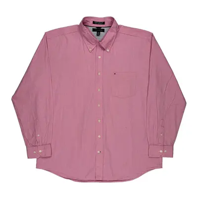 Tommy Hilfiger Shirt - 2XL Pink Cotton | Size: xx-large
