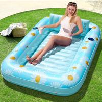 SLOOSH Inflatable Tanning Pool Lounger Float, 70\