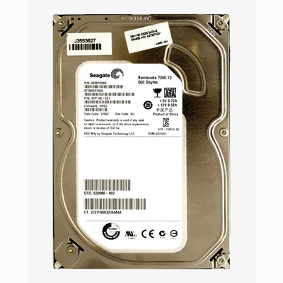 633980-002 HP 500GB 7200RPM SATA 6Gb/s NCQ LFF 16MB Cache 3.5-inch Midline Hard Drive