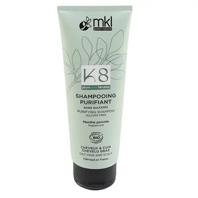 MKL Green Nature - K8 Phyto Keratin - Purifying Shampoo - Peppermint BIO 250ML