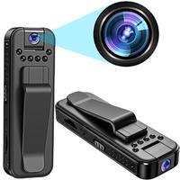Wireless Vlog Body Camera, Rechargeable Portable Sport DV Camcorder with Night-Vision & 180° Rotation Lens, Outdoor Sport Sk...