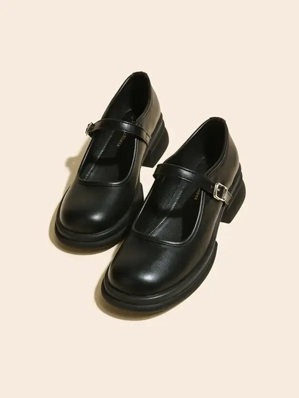 1 Pair Women's Simple Solid Color Round Toe Flat Shoes, Fashionable Slip on Shoes for Daily Wear, Comfortable and Versatile C...