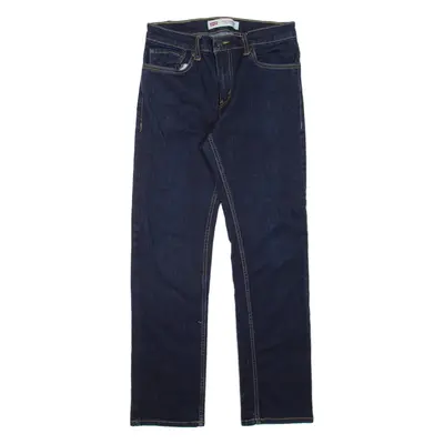 LEVI'S 511 Boys Jeans Blue Slim Straight W28 L28