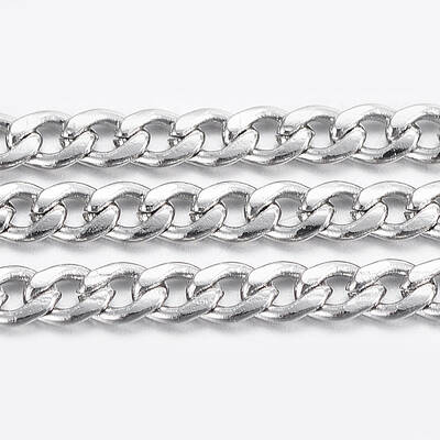 Tarnish Resistant 304 Stainless Steel Curb Chains